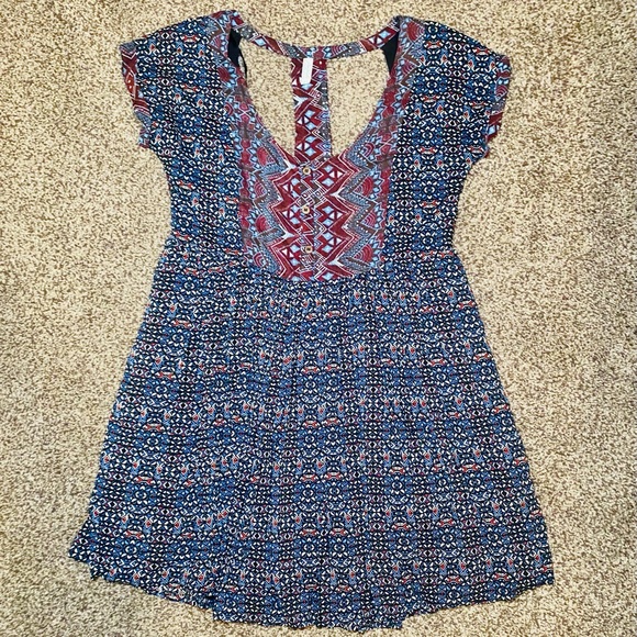 EUC Free People Relaxed Sundown Mini Babydoll Dress Mini Dress - Picture 4 of 17